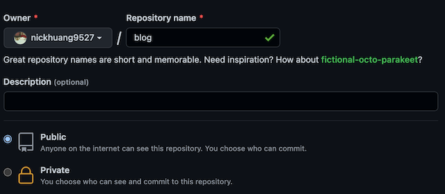 Create New Repository on GitHub